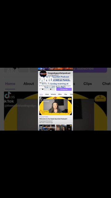 Check out The Geek Gauntlet Podcast on Saturday evenings on Twitch, at 10pm EST, LIVE! #gnnnews