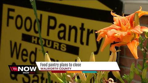 Food pantry in Walworth County in jeopardy