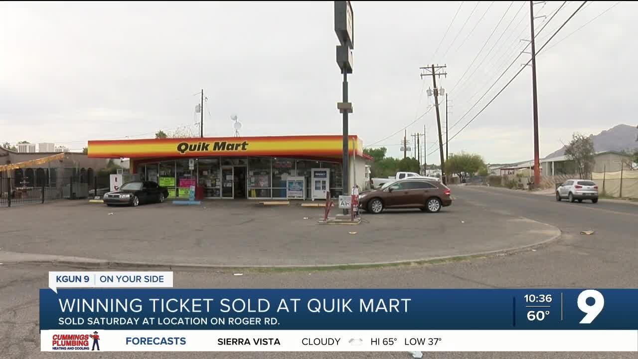 Fast Play ticket worth $50K sold in Tucson