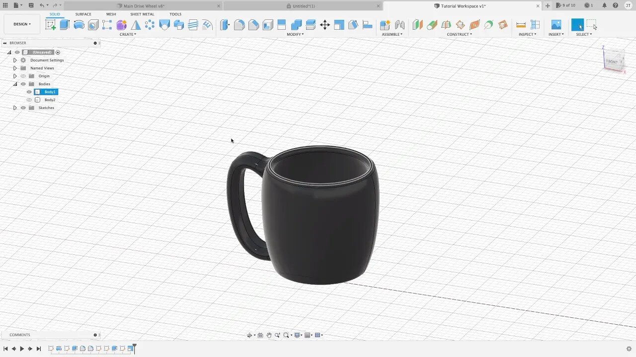 Fusion360 3D Part.16 (Scale). The absolute beginner tutorial help series.