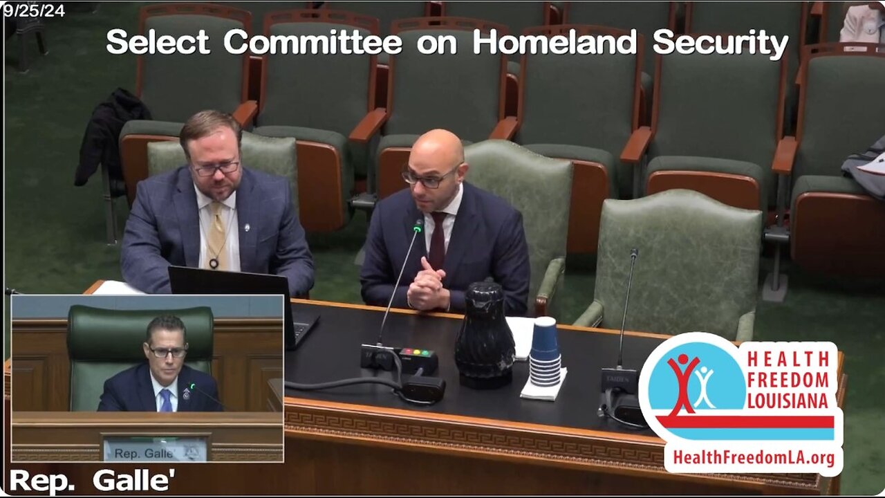 Aaron Siri Testifies Before Louisiana's Select Committee on Homeland Security