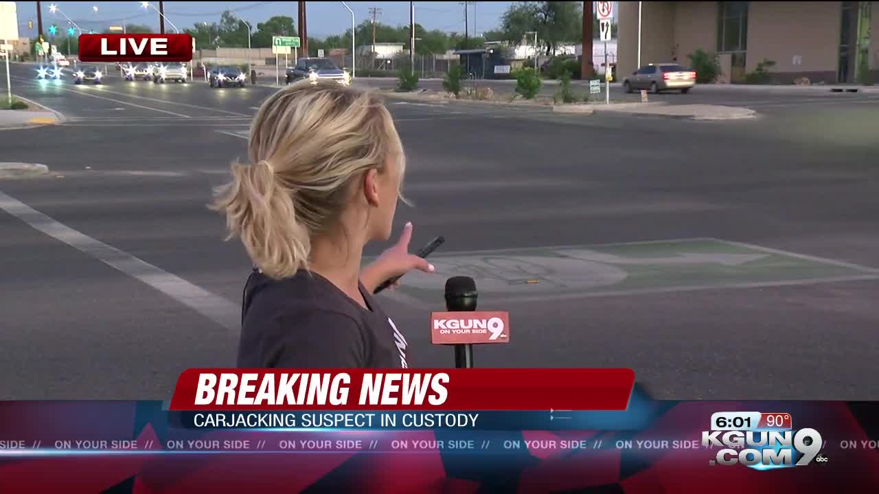 Southside carjacking suspect causes crash in Midtown