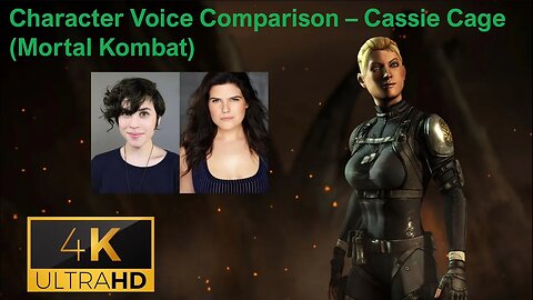 Character Voice Comparison - Cassie Cage (Mortal Kombat)