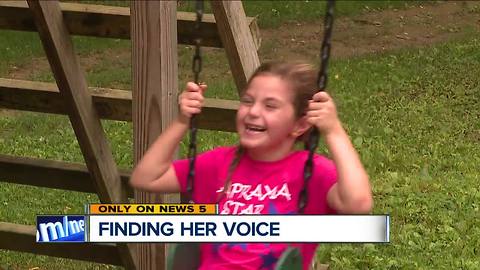 Community comes together to help a little girl who can't speak find her voice