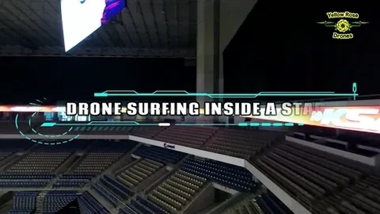 Surfing Inside a Stadium With the DJI Avata FPV Drone