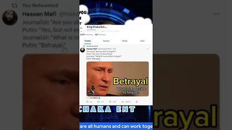 Putin betrayal can’t be forgiven