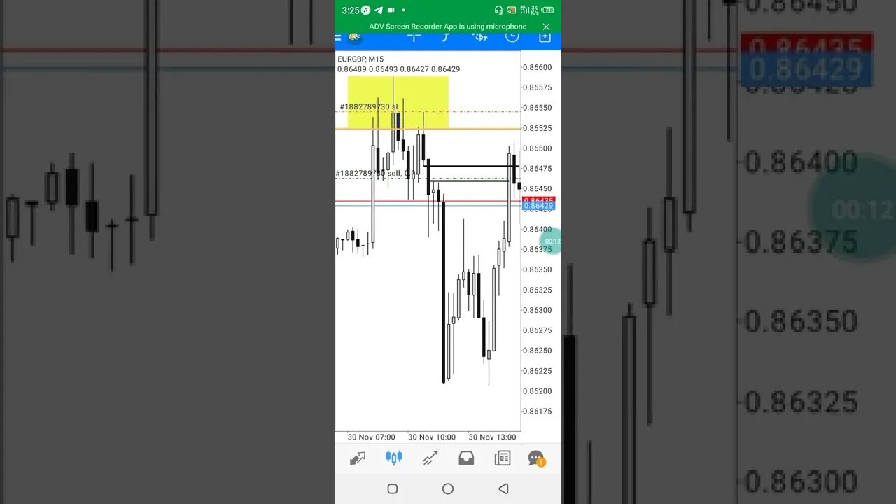 EURGBP LIVE FOREX TRADE #shorts