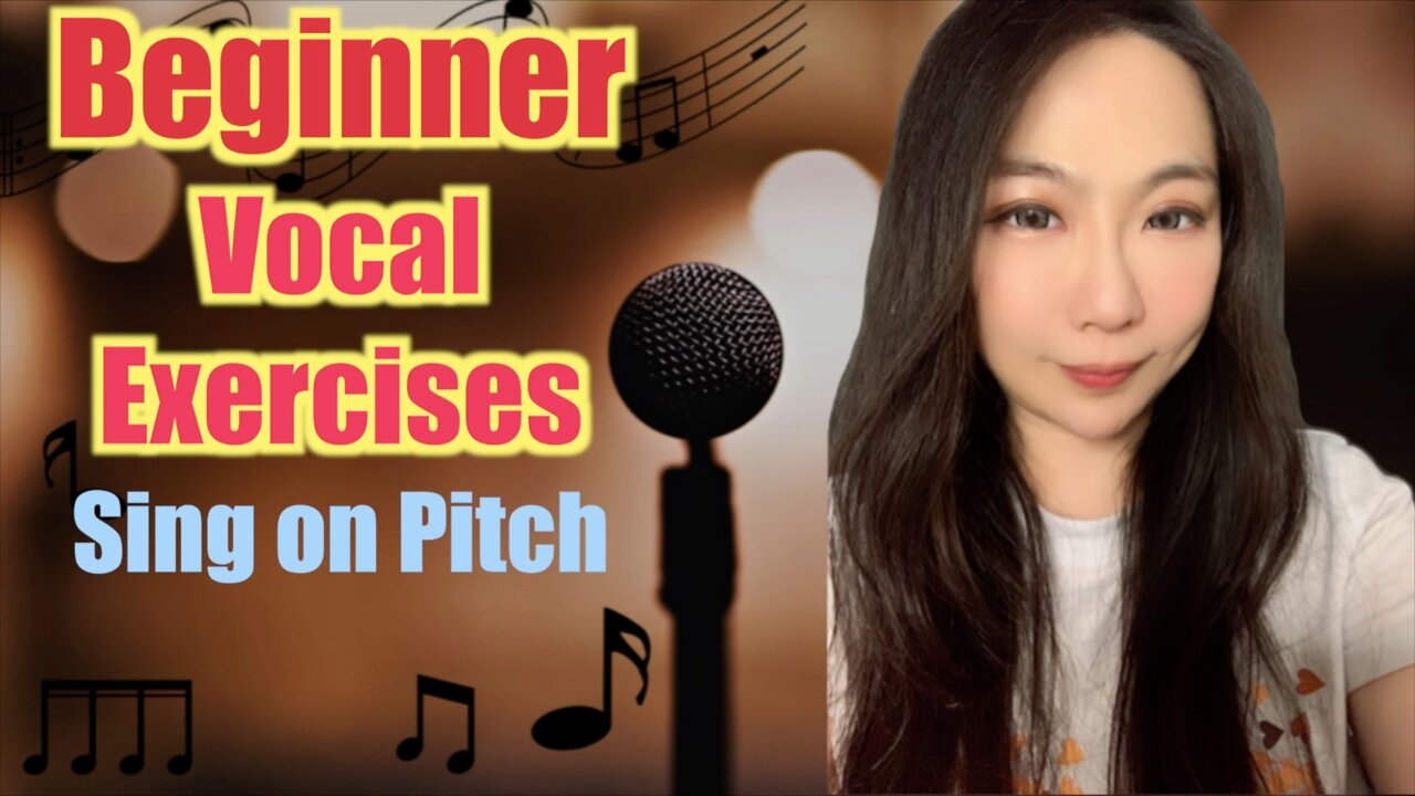 Beginner vocal exercises with iPad