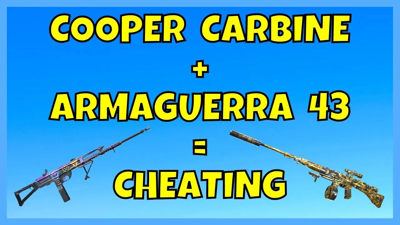 *ZERO RECOIL* Cooper Carbine & *BROKEN* Armaguerra 43 is the BEST Warzone Loadout ⚡