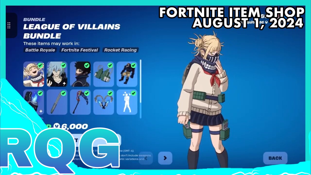 BOTH MHA AND ICON EMOTES ARE BACK! FORTNITE ITEM SHOP (August 1, 2024)