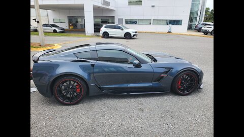 Corvette boyz always pull up in style.