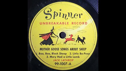 Jack Lathrop – Mother Goose Songs About Sheep