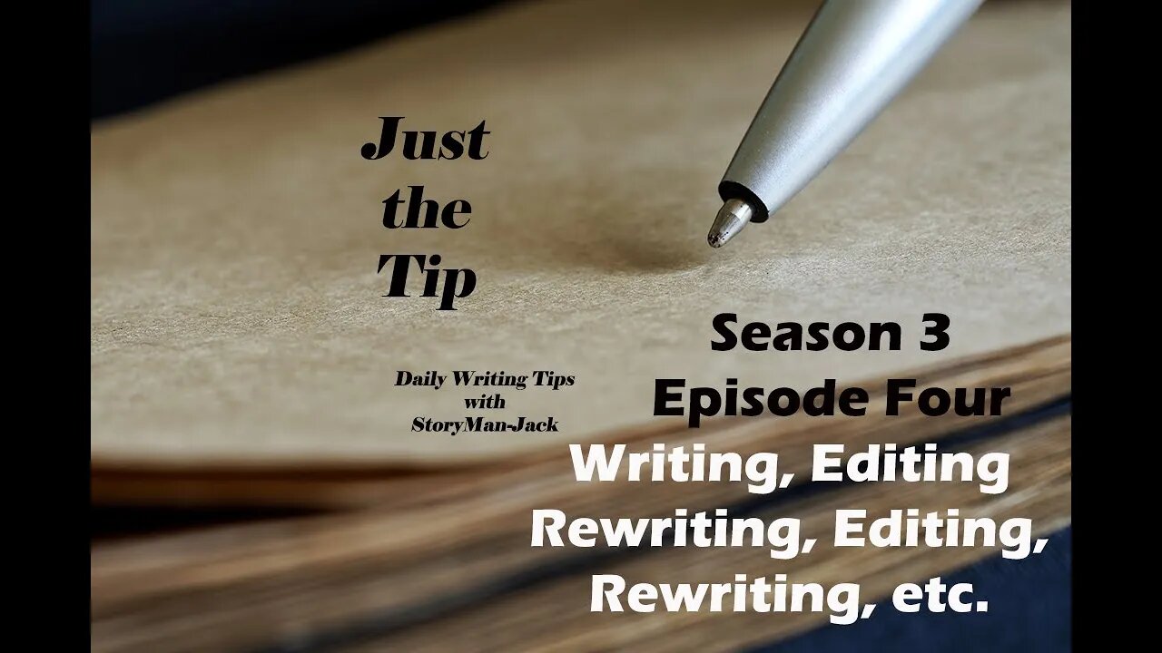 Just the Tip EP 4 Original Audio Fiction, Original Fiction, Writing Tips