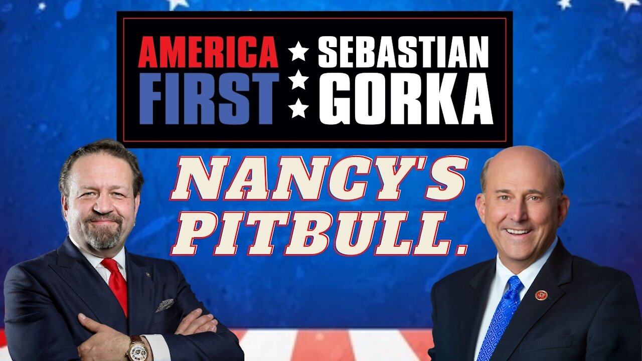 Nancy's pitbull. Congressman Louie Gohmert with Sebastian Gorka on AMERICA First