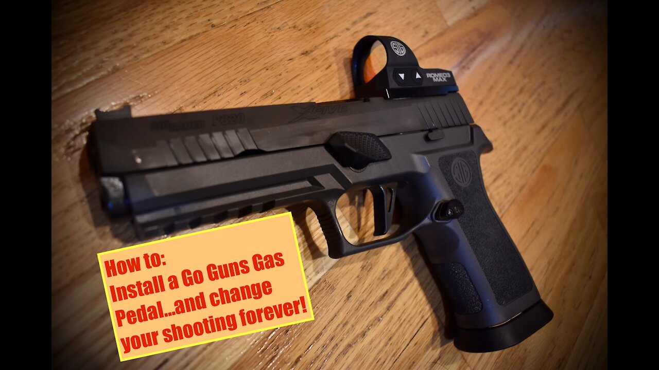 How To: Install the Go Guns Gas Pedal...and CHANGE your pistol shooting forever!