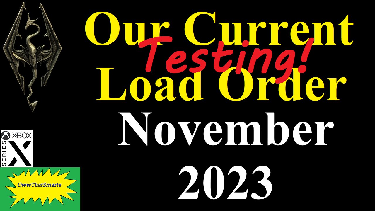 Skyrim - Load Order - November 2023