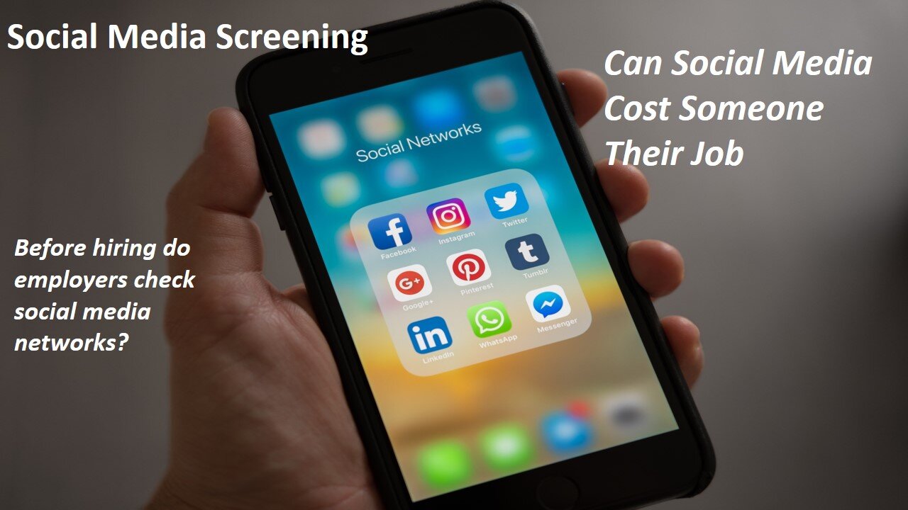 Employers view social media before hiring