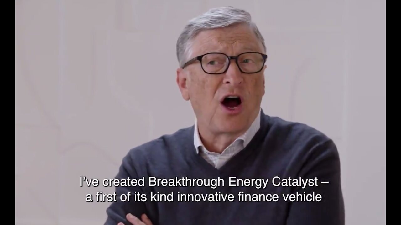 Kill Gates promoting his new Carbon Neutral venture partnered with the European Union