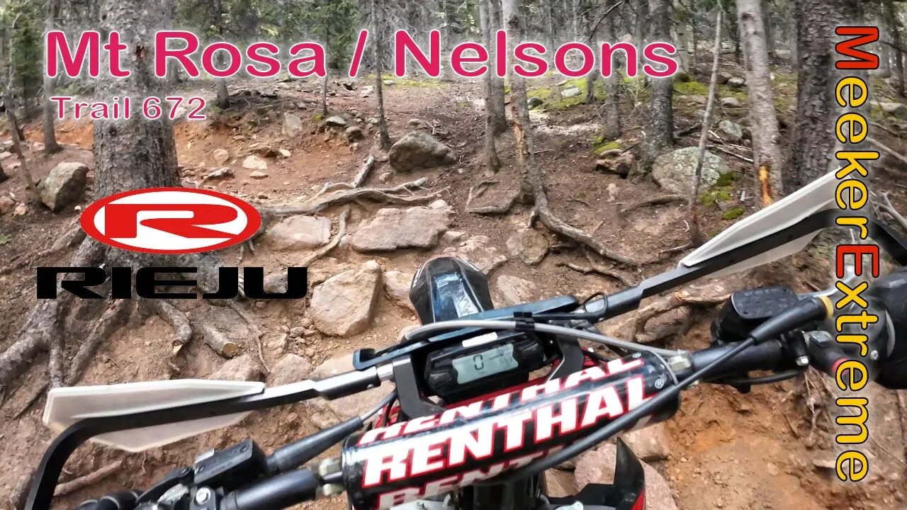 2022 Rieju MR 300 Pro - Time to test it going up 672 aka Mt Rosa aka Nelsons