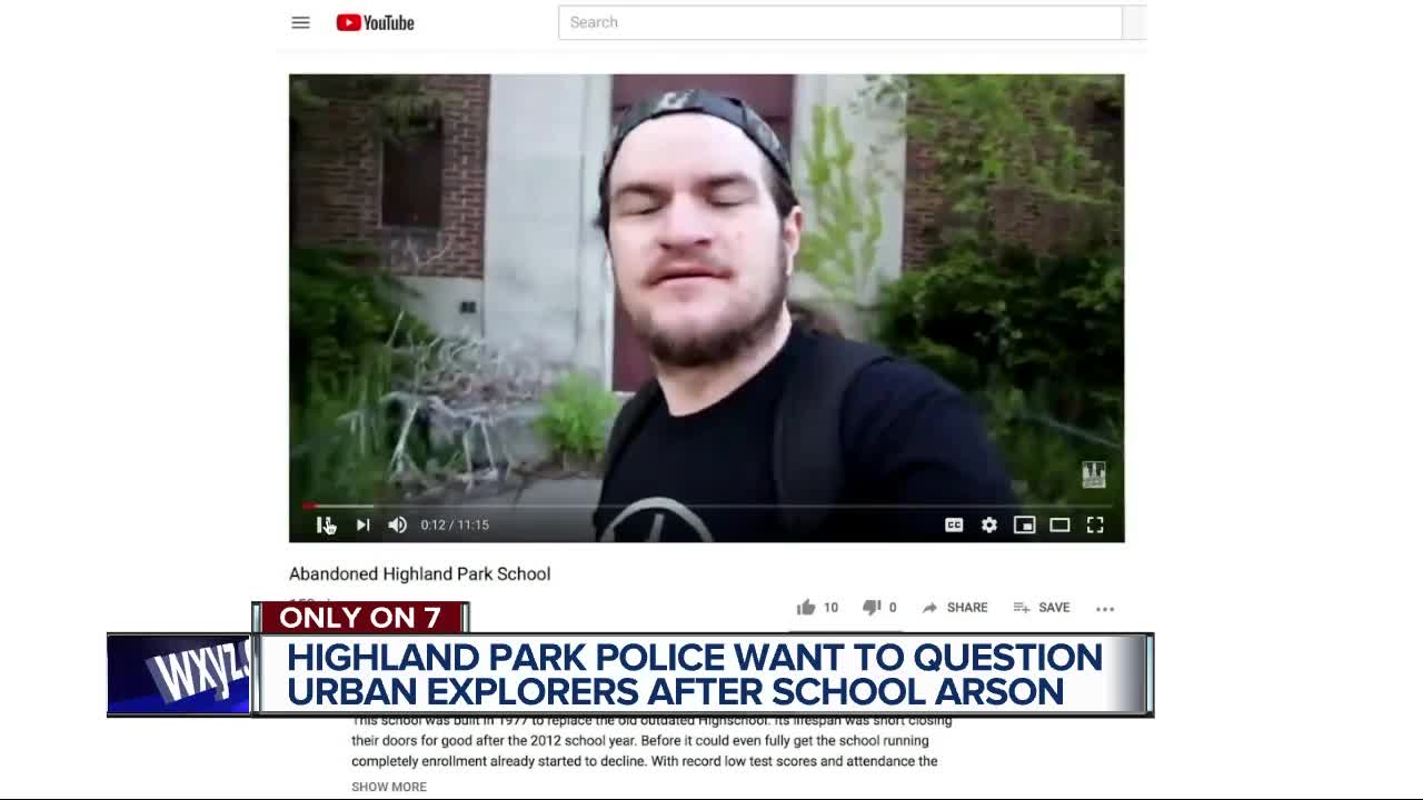 Persons of interest in Highland Park abandoned school arson seen in YouTube video before fire