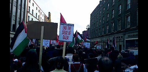 Irish Palestinian Solidarity March, Dublin City 18/11/23