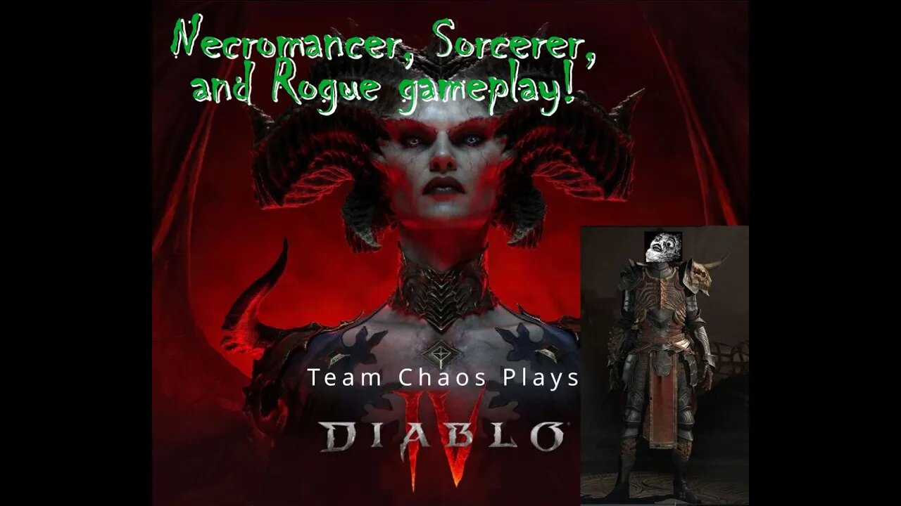 Diablo IV A Necromancer, Sorcerer, and Rogue go on a quest! Team Chaos Pt 1 Unedited Gameplay!