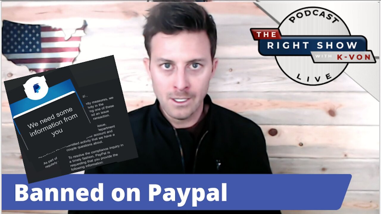 Banned from Paypal for Being Persian... (comedian K-von is a huge victim)