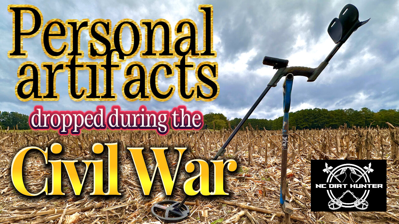 Personal artifacts dropped during the Civil War. Metal Detecting a battlefield