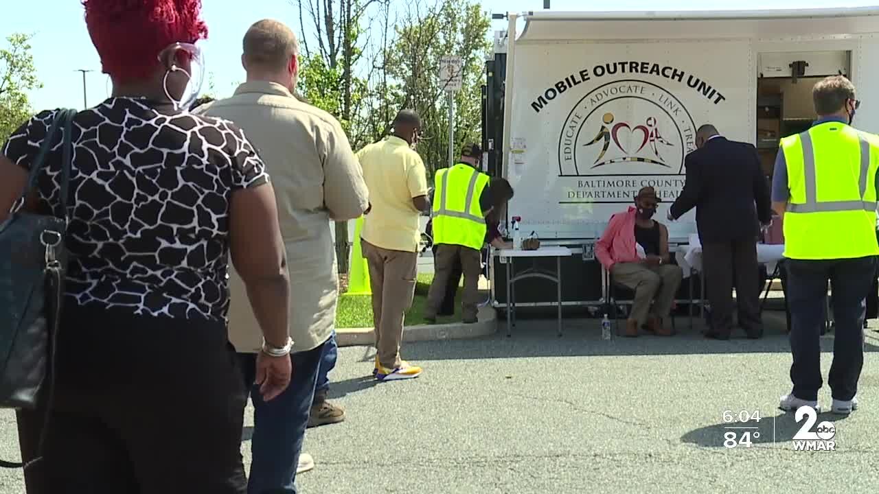 Baltimore County launches mobile vaccine unit