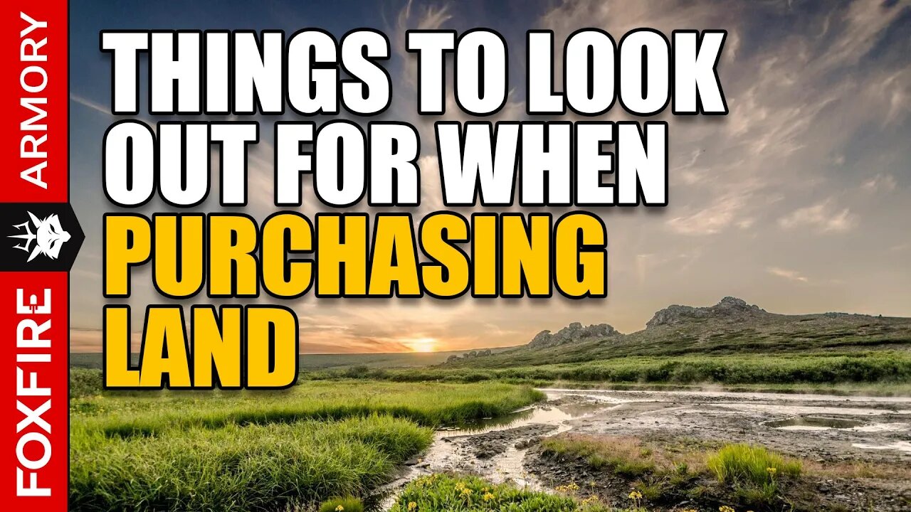 Things to Consider When Purchasing Land