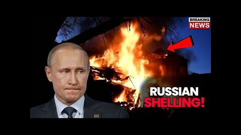 BIG EXPLOSION! Russian bombing destroyed two buildings!