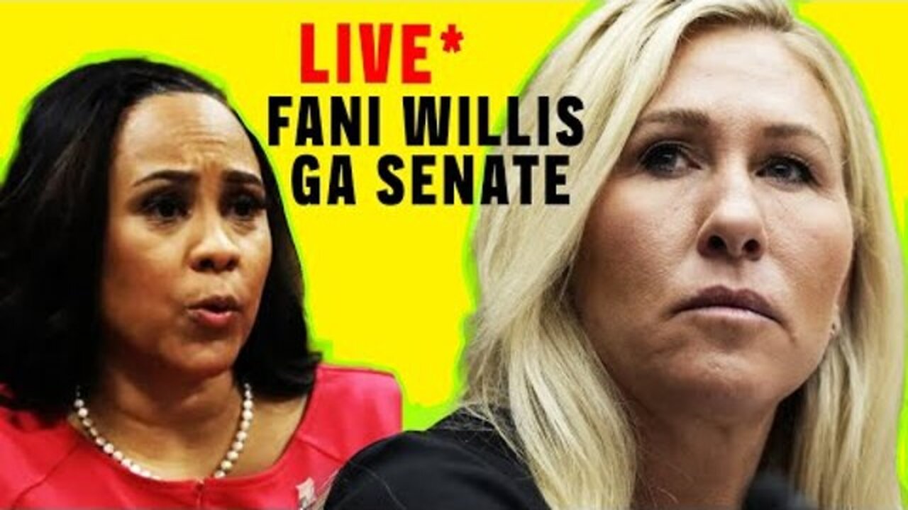 🚨LIVE FANI WILLIS HIT WITH DISBAR FROM🚨MARJORIE TAYLOR GREENE GA SENATE