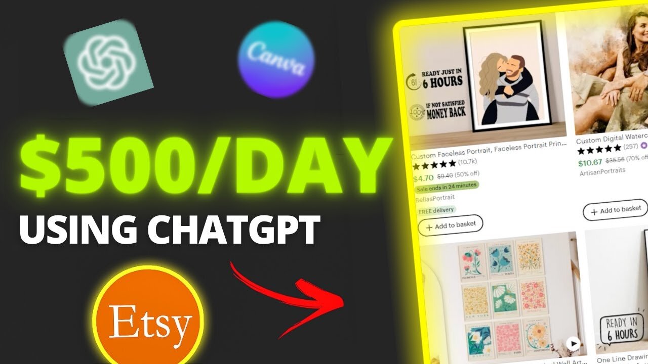 How To Make PASSIVE INCOME With ChatGPT & Canva?