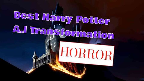 Crazy A.I HARRY POTTER Transformation #harrypotter #horror