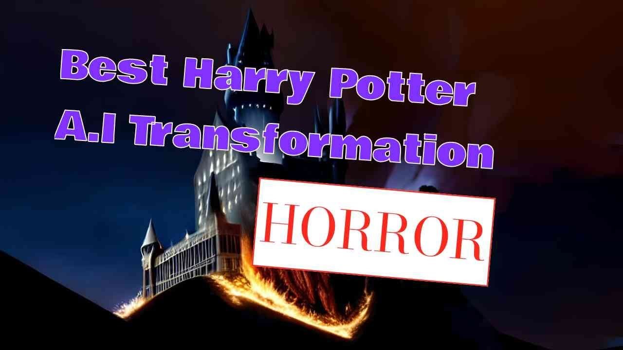 Crazy A.I HARRY POTTER Transformation #harrypotter #horror
