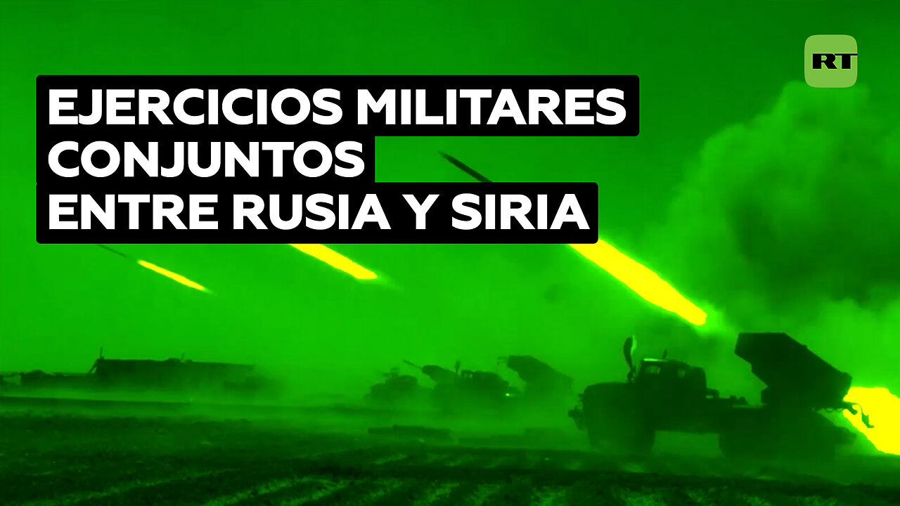 Siria y Rusia simulan la liberación de una localidad con un desembarco aéreo nocturno