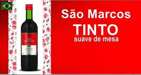 Vinho São Marcos Tinto Suave De Mesa