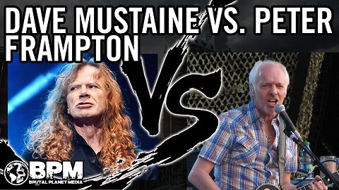 Dave Mustaine Lashes Out at Peter Frampton's Playful Comment