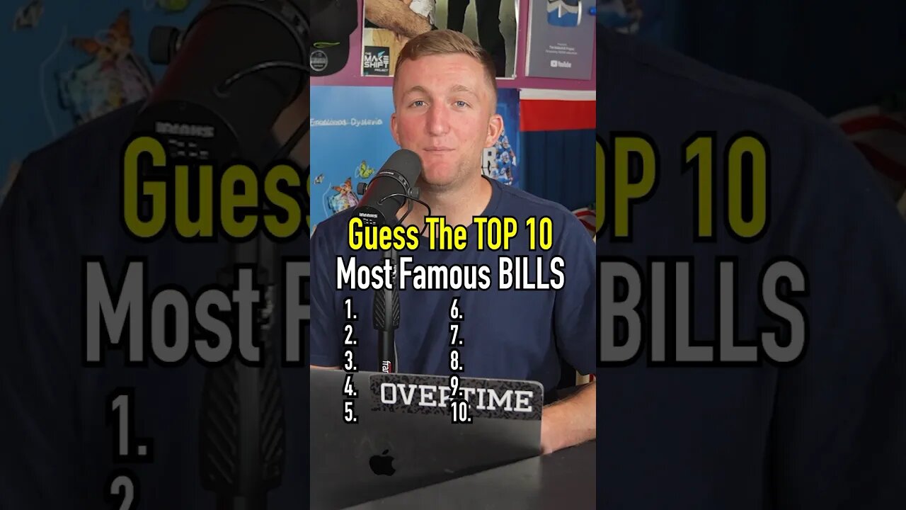 MOST FAMOUS BILLS! Can You Name All 10? #shorts #bill #top10 #names #famous #celebrities