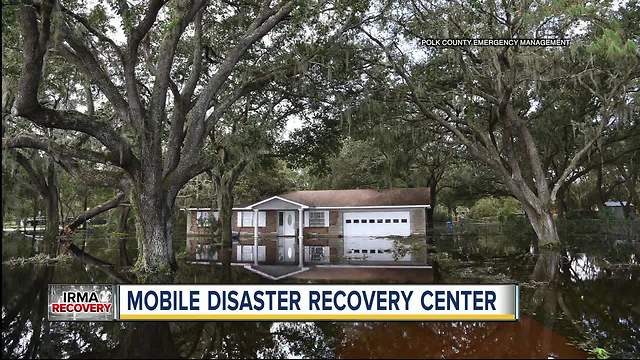 FEMA agents set up in mobile center to help hurricane survivors