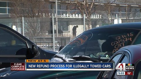 KCMO unveils refund process for illegally towed cars