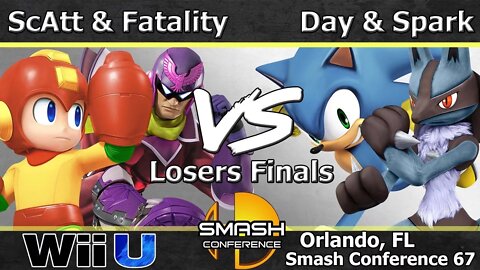 MVG|ScAtt & Fatality vs. VexX|Oni Day & Spark - Wii U Doubles Losers Finals - SC:67