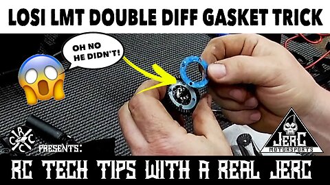 Losi LMT Double Diff Gasket Trick - Tech Tips With A Real JERC!