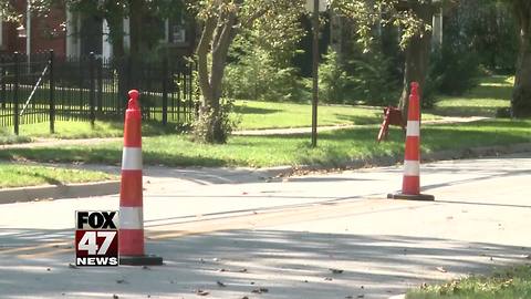 Main Jackson street being converted into a two-way