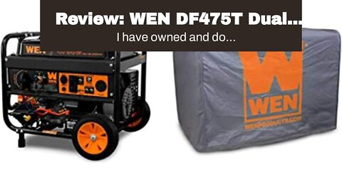 Review: WEN DF475T Dual Fuel 120V/240V Portable Generator with Electric Start Transfer Switch R...