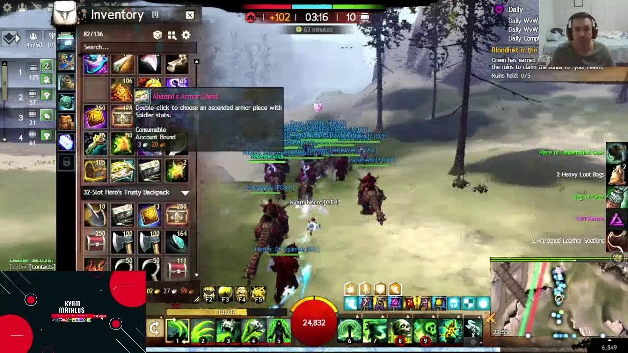 FARMING ,PVP and WvW MULTICLASS !!!!!