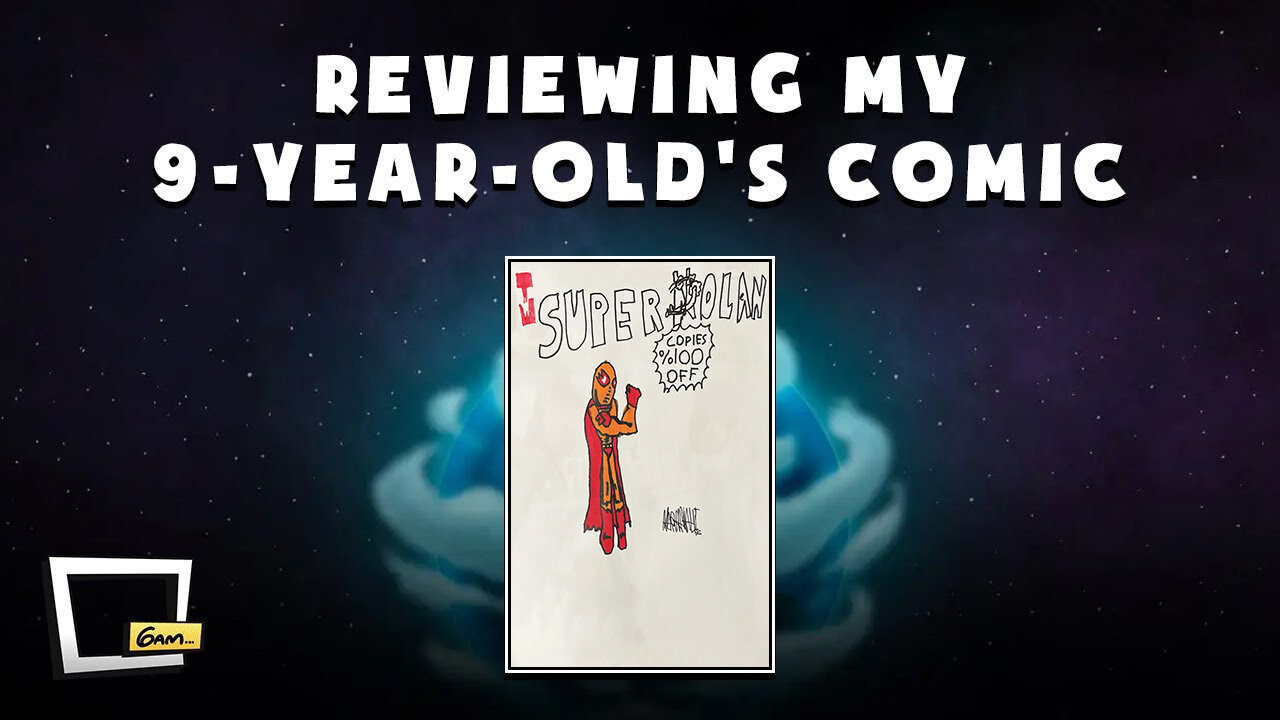 Reviewing my 9-Year-Old's Comics: Super Nolan (reboot) Issue 1