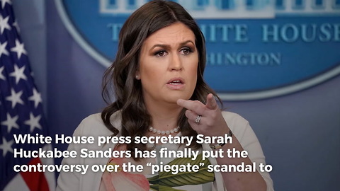 Sarah Sanders Shuts Down ‘Pie Gate’ Scandal Once and For All With Behind-the-Scenes Pictures