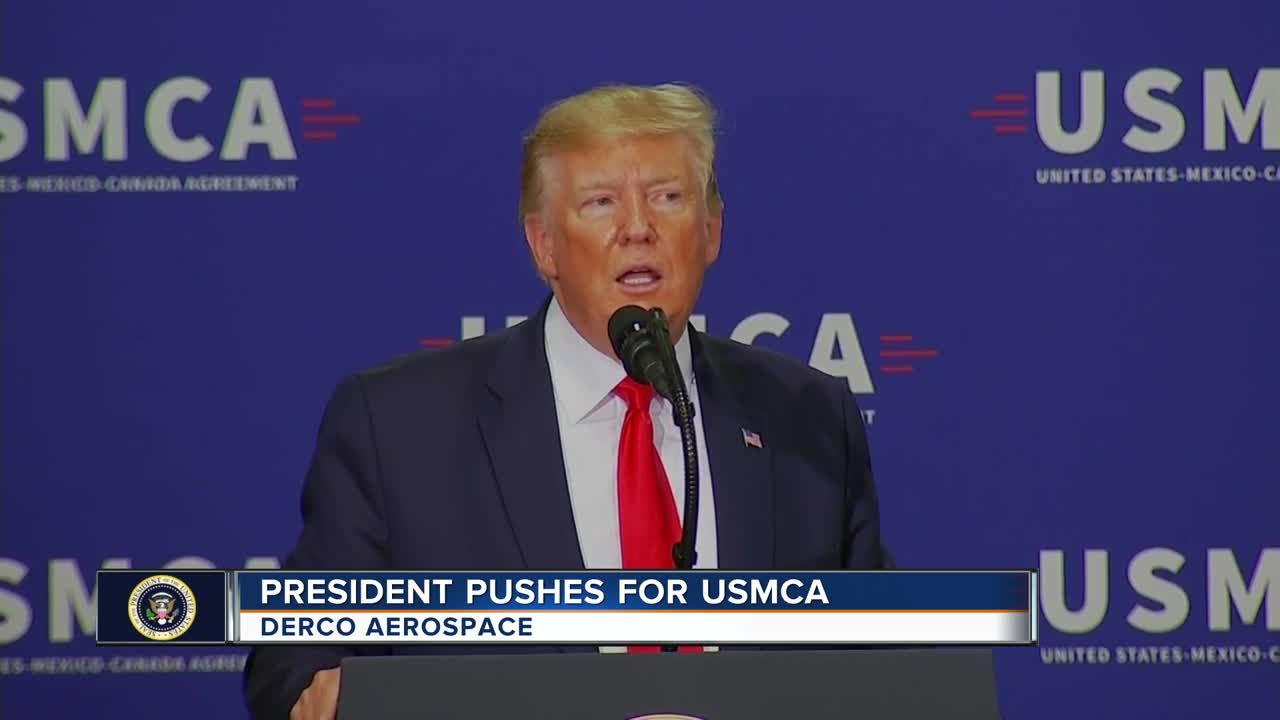 TODAY'S TMJ4's Charles Benson asks President Trump about job creation in Milwaukee