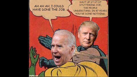 Biden gets slapped by #Trump, ouch!😡😡😡😡
